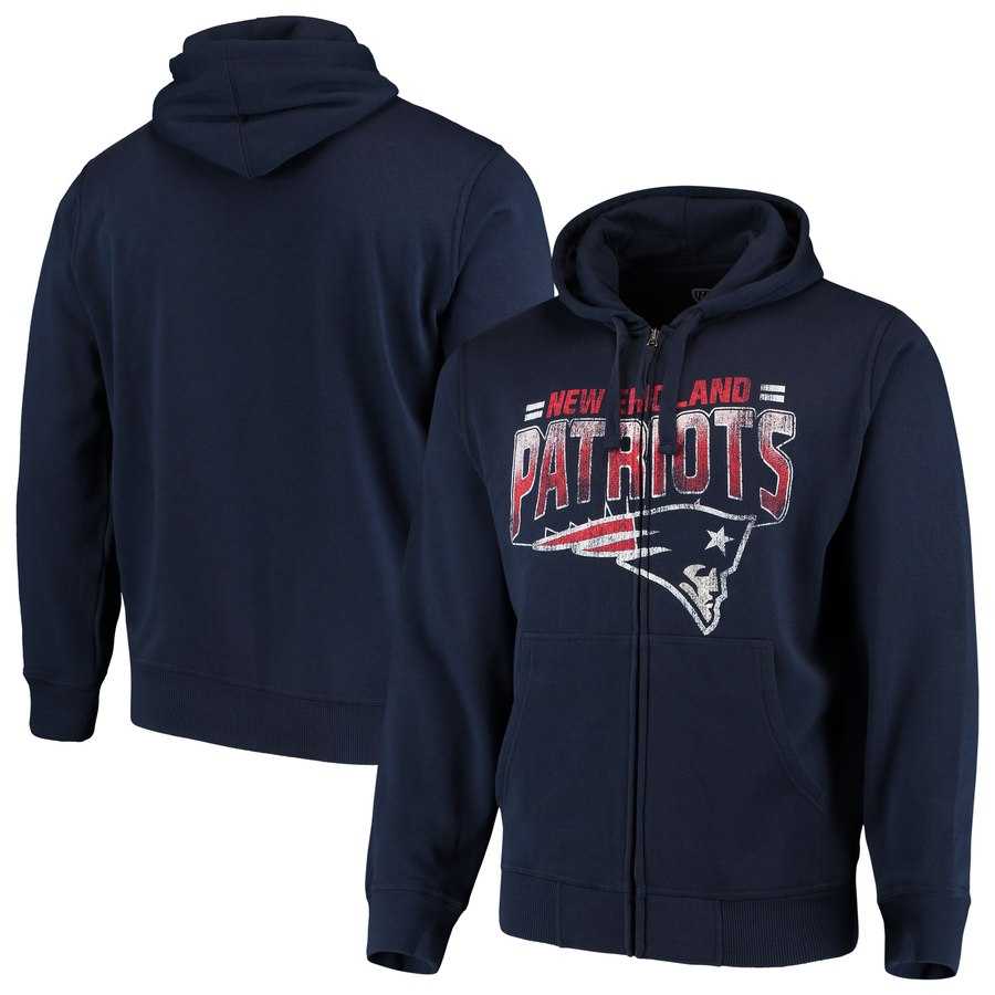 Men's New England Patriots G III Sports by Carl Banks Perfect Season Full Zip Hoodie Navy,We sell and wholesale Men's New England Patriots G III Sports by Carl Banks Perfect Season Full Zip Hoodie Navy on line form chian!